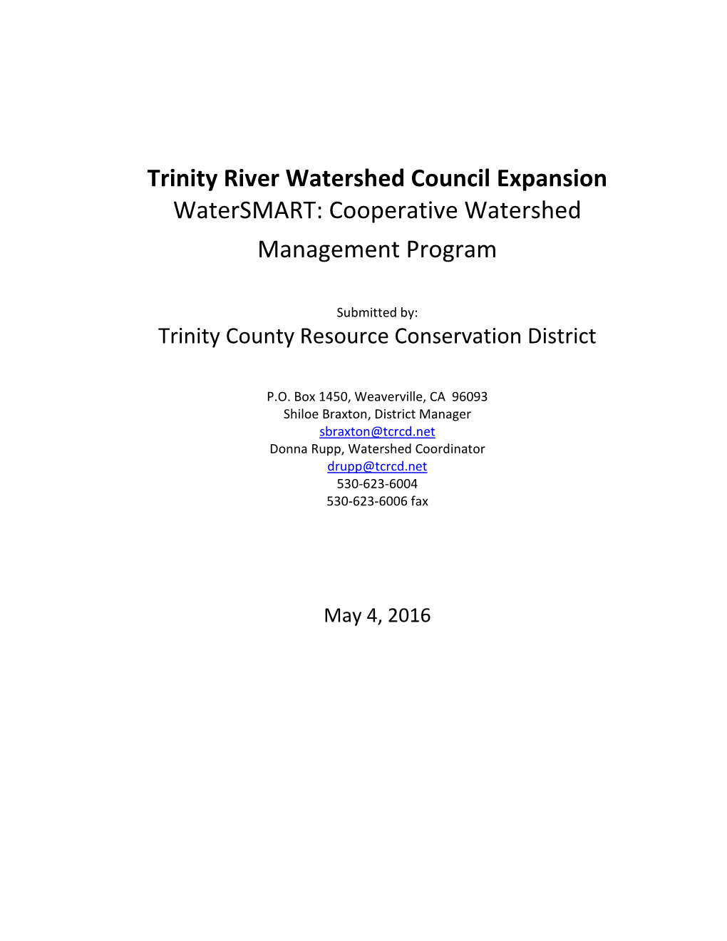 Trinity County Resource Conservation District