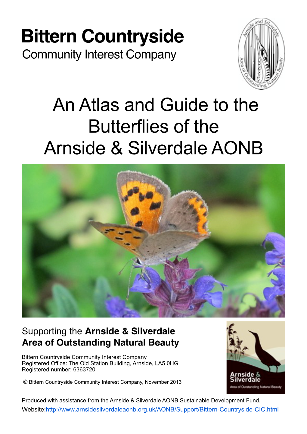 An Atlas and Guide to the Butterflies of the Arnside & Silverdale AONB Bittern Countryside