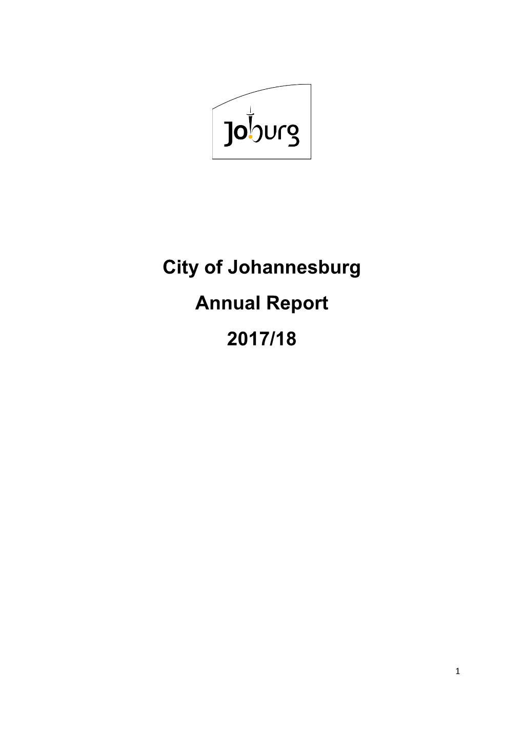 2017/18 Annual Report Provides Detailed Information on the City’S Performance
