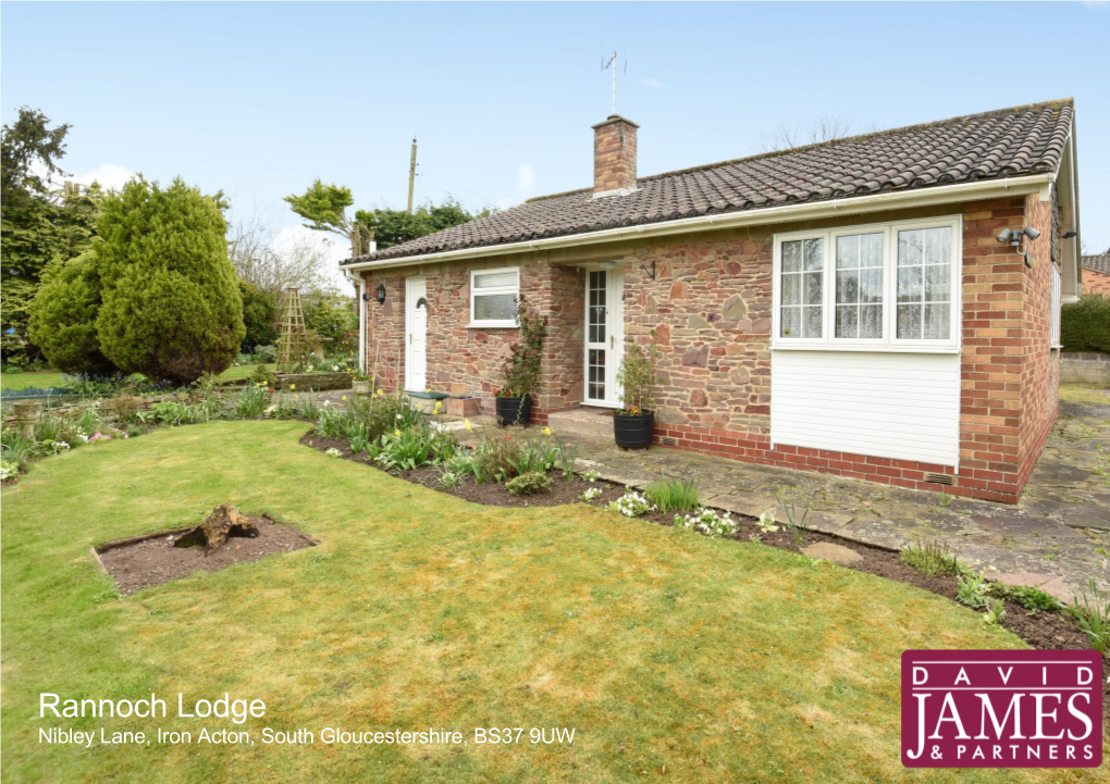 Rannoch Lodge Nibley Lane, Iron Acton, South Gloucestershire, BS37 9UW