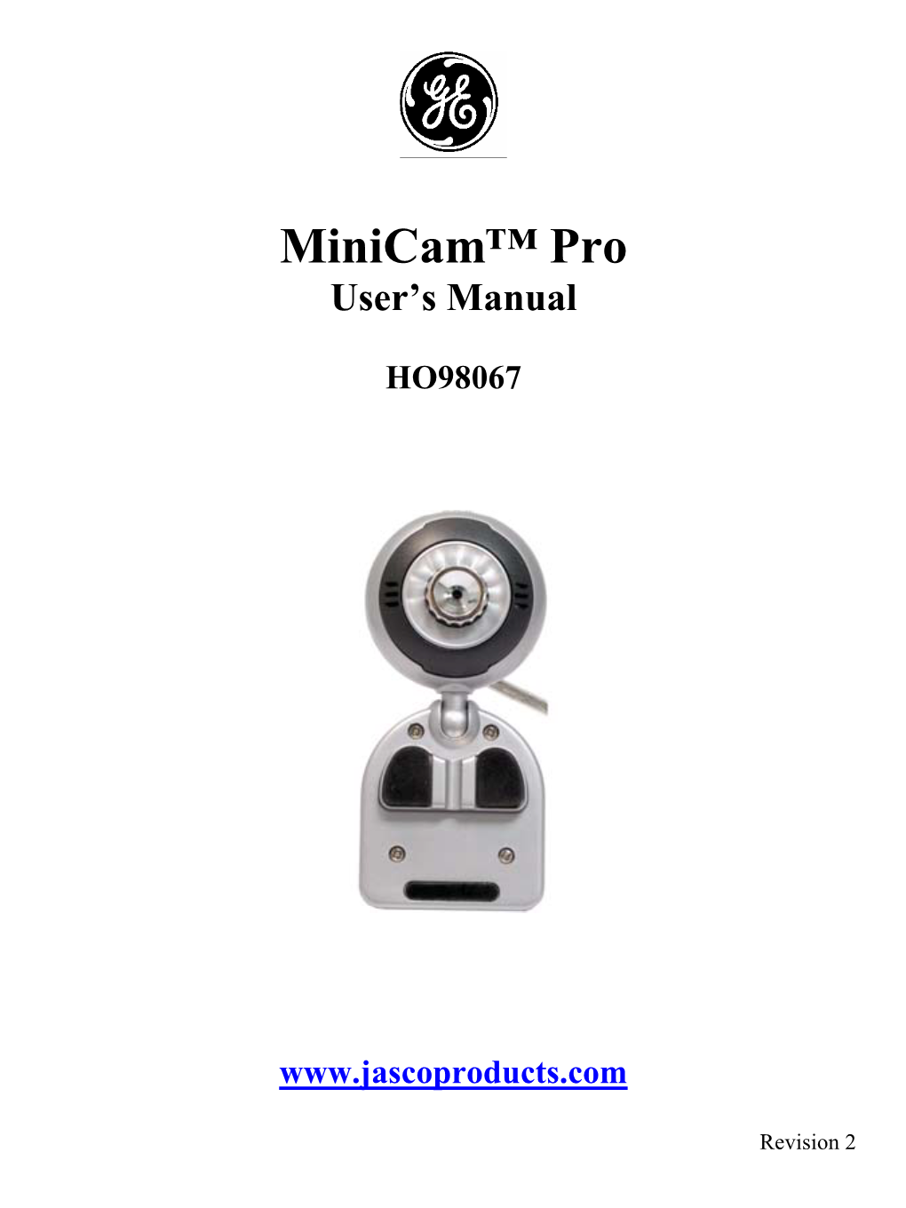 GE Minicam Pro Manual