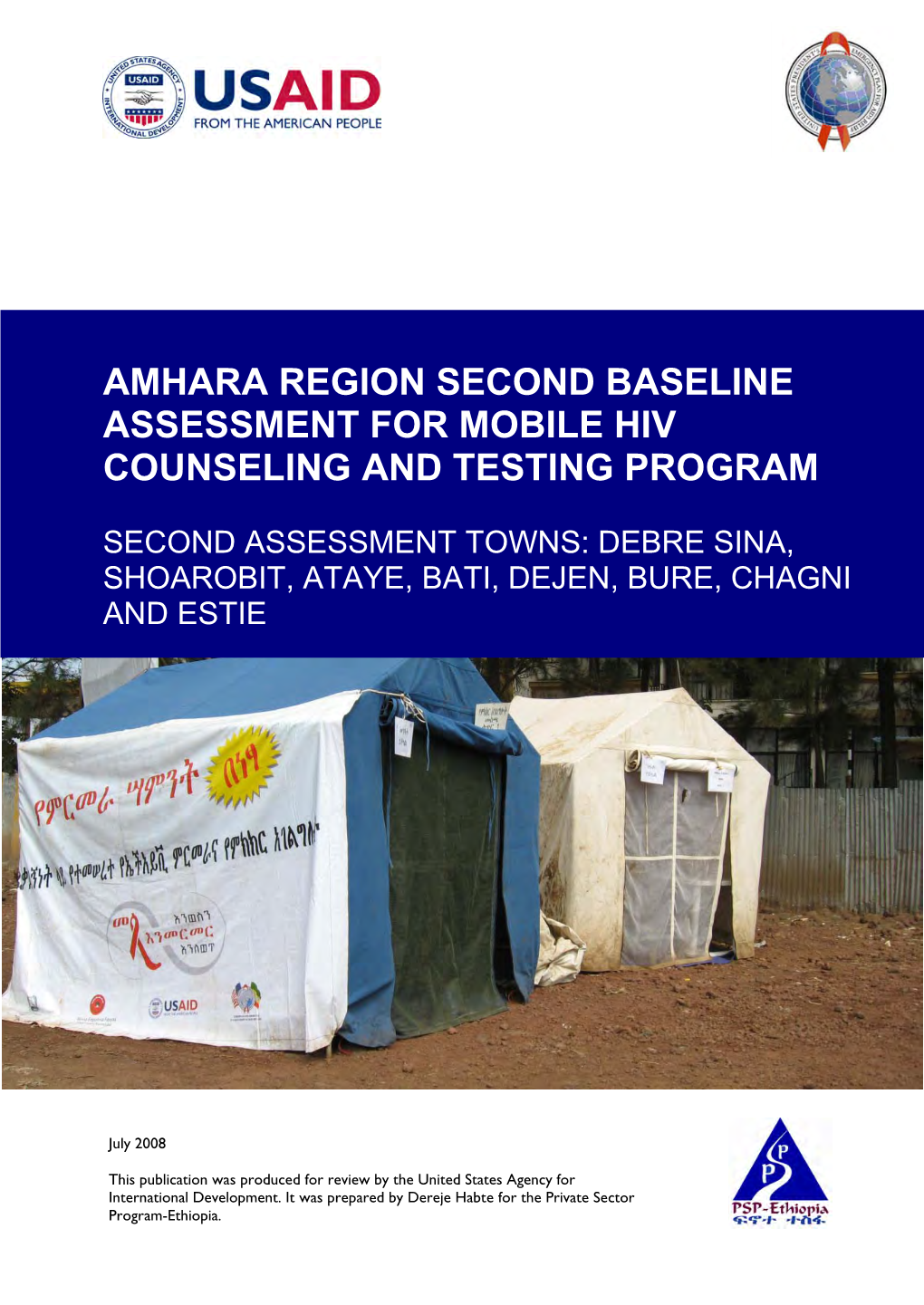Amhara Region Second Baseline Assessment for Mobile Hiv Counseling and Testing Program