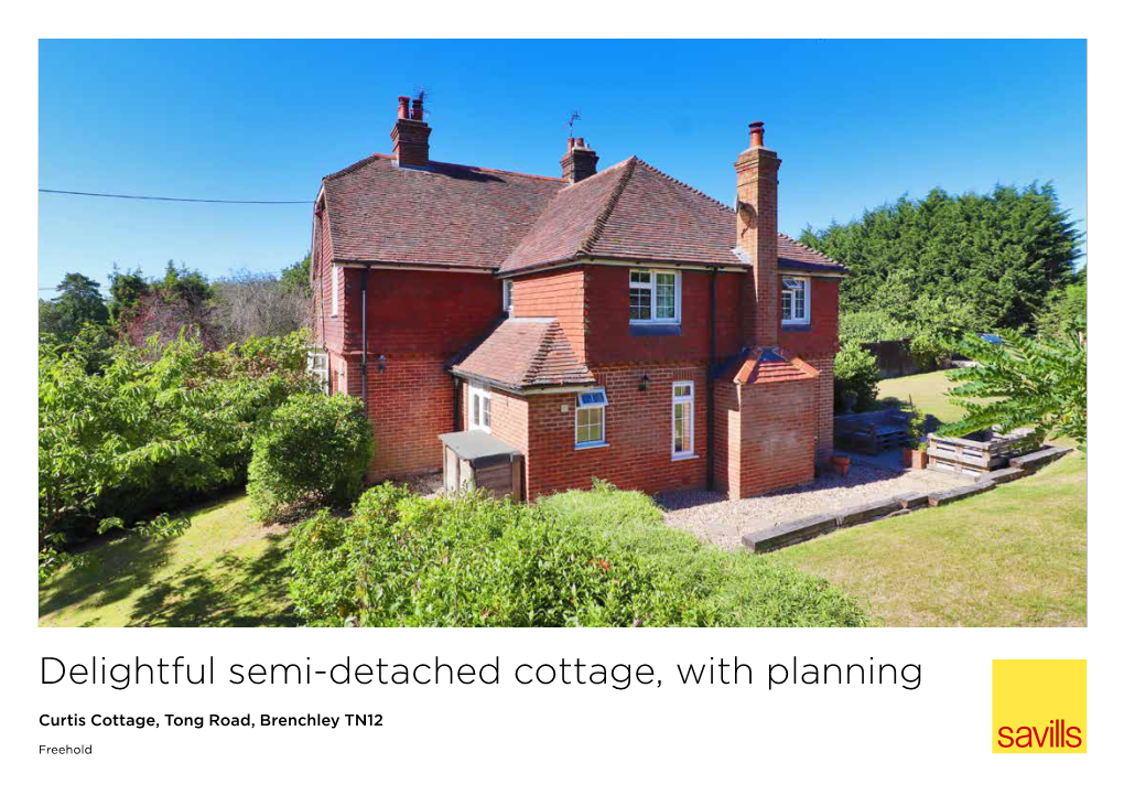 Delightful Semi-Detached Cottage, with Planning