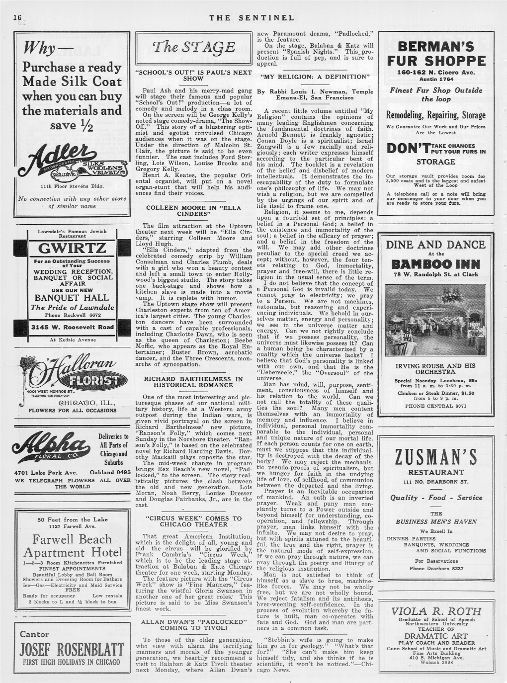 Volume 63, Issue 4 (The Sentinel, 1911