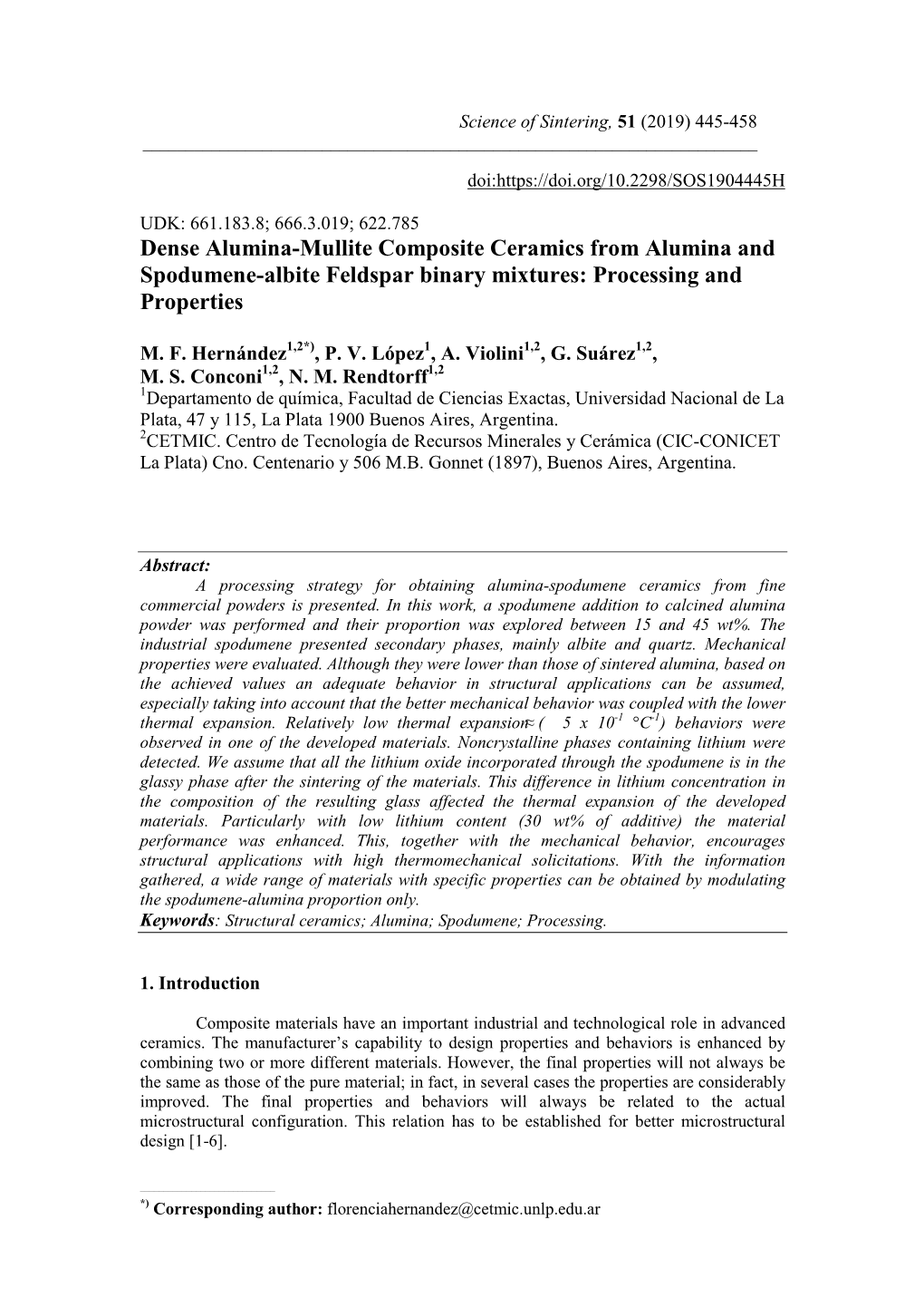 Dense Alumina-Mullite Composite Ceramics from Alumina and Spodumene-Albite Feldspar Binary Mixtures: Processing and Properties