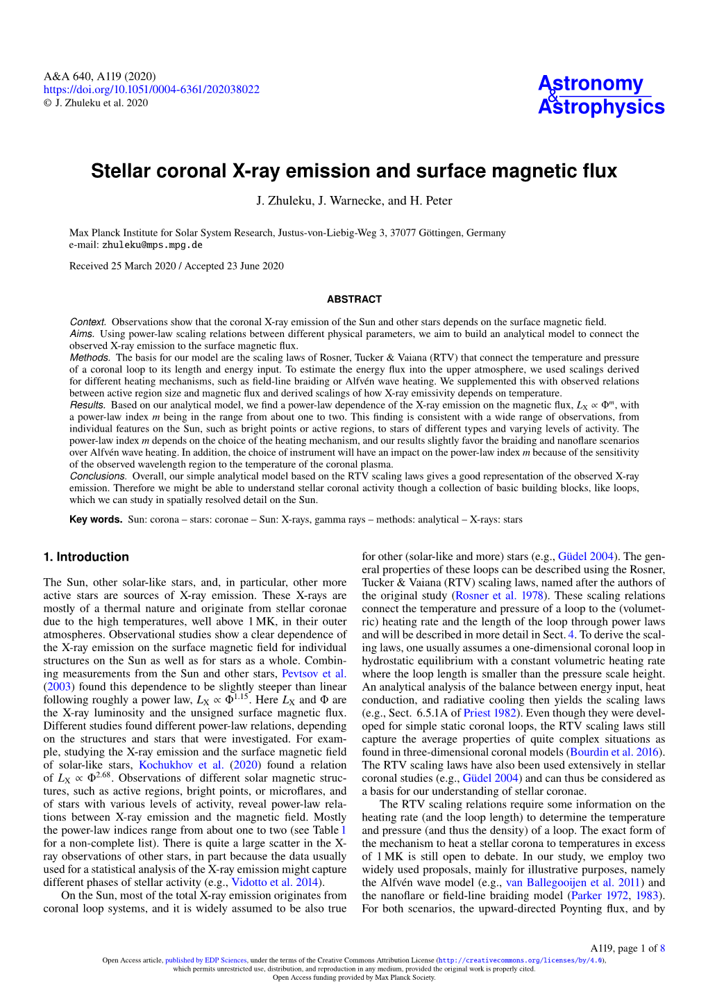 Stellar Coronal X-Ray Emission and Surface Magnetic Flux