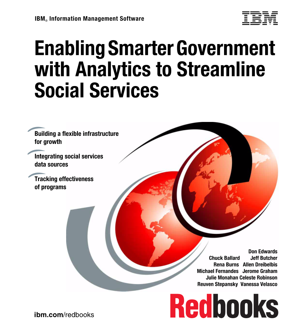 Enabling Smarter Government with Analytics to Streamline Social Services