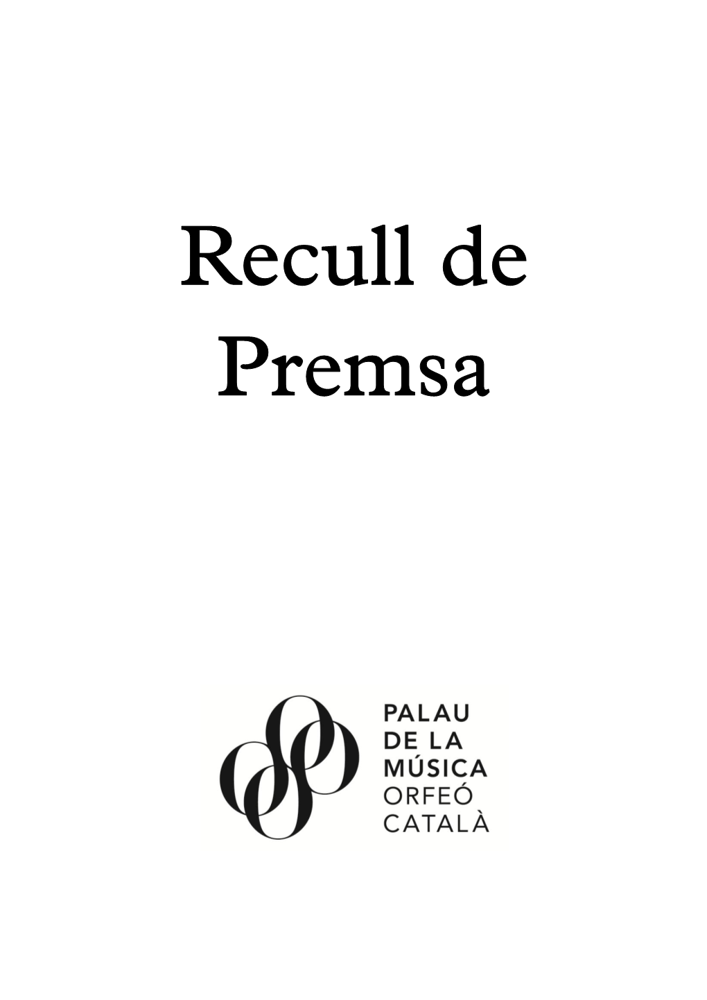 Recull De Premsa