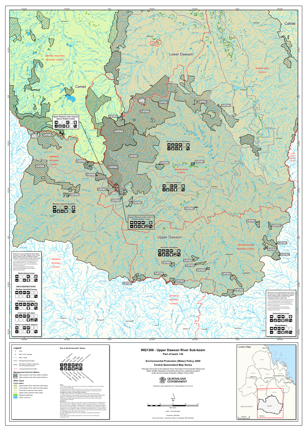 WQ1308 Upper Dawson River Sub-Basin