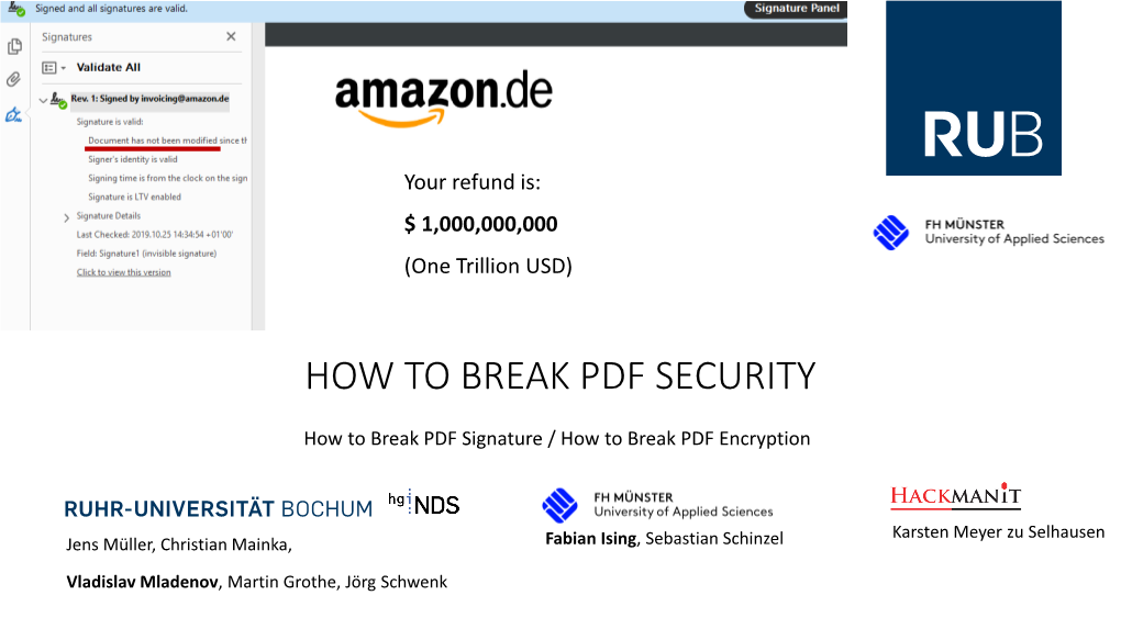 How to Break Pdf Security