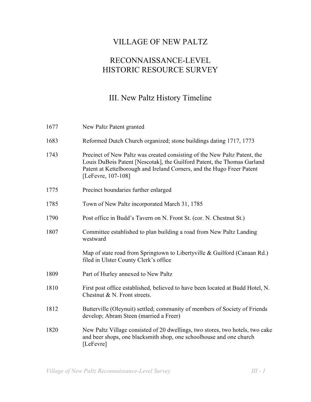 III-Villagetimeline.Pdf