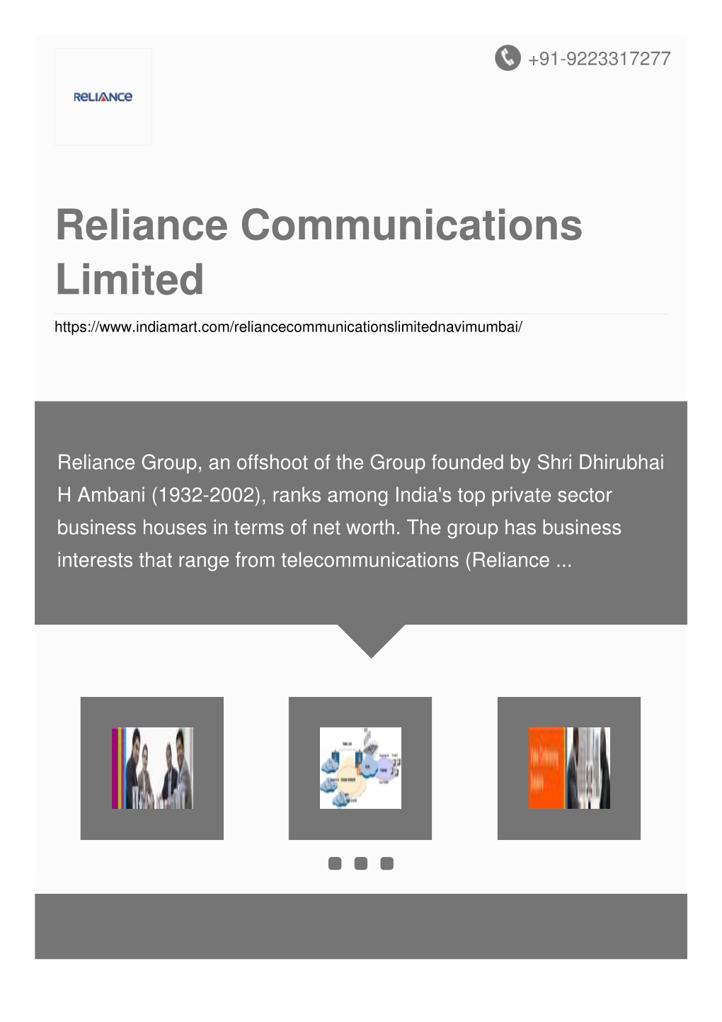 Reliance Communications Limited