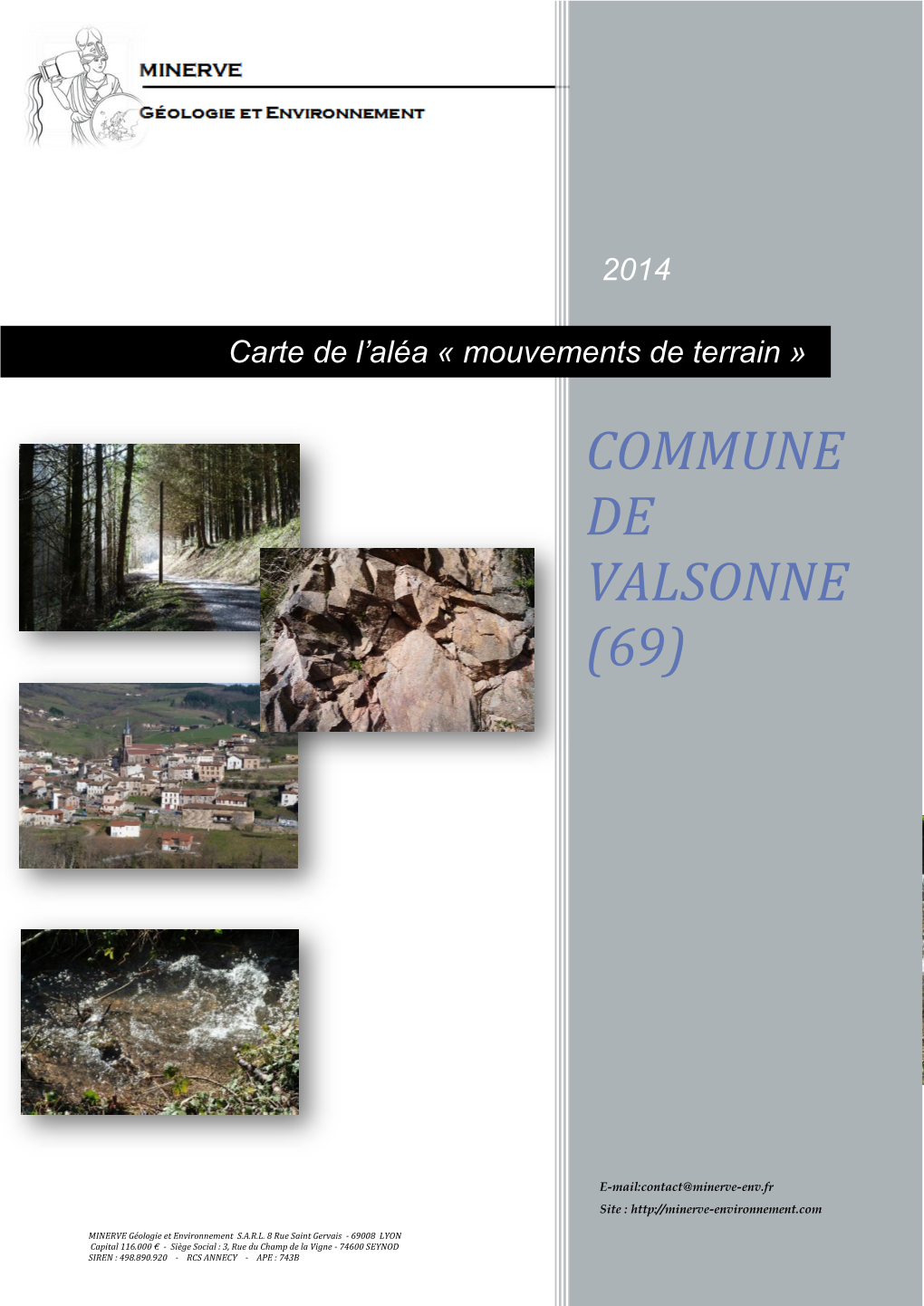 Rapport Alea « Mouvements De Terrain