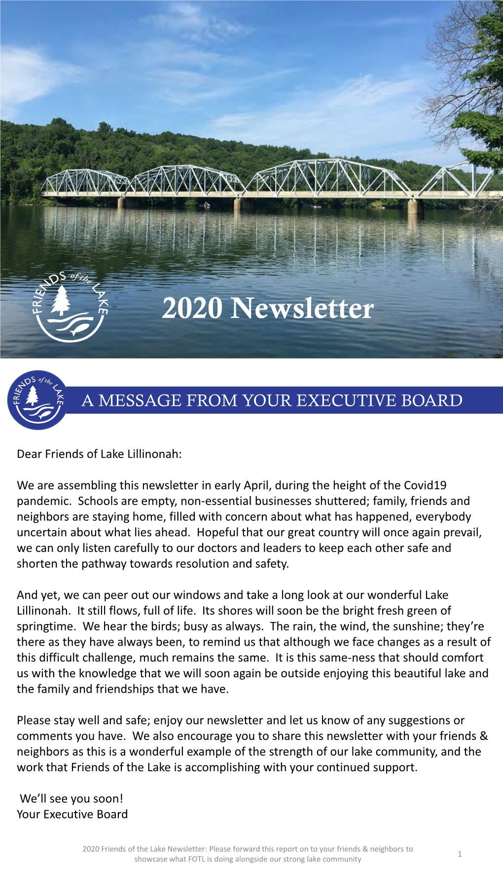 2020 Newsletter