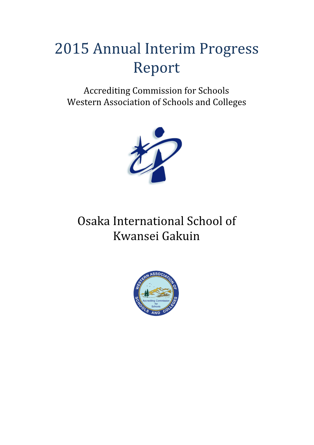 2015 Annual Interim Progress Report