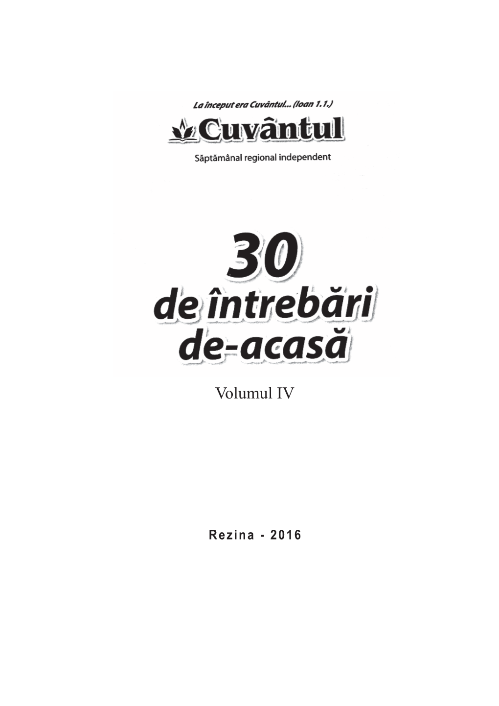 30 De Intrebari De-Acasa Seria IV.Indd