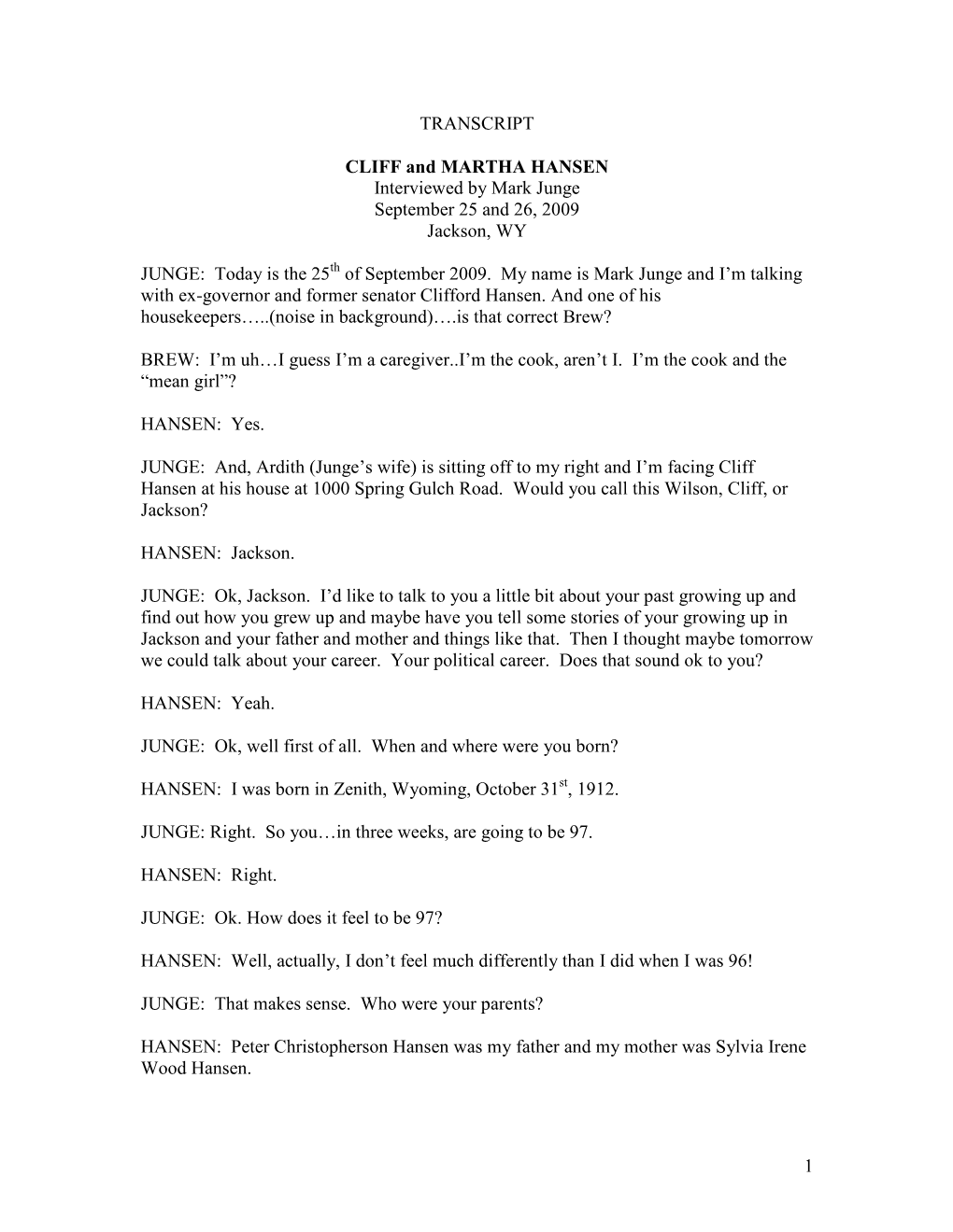 Transcript Cliff and Martha Hansen Size