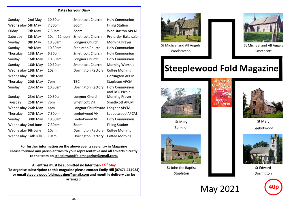 Steeplewood Fold Magazine May 2021