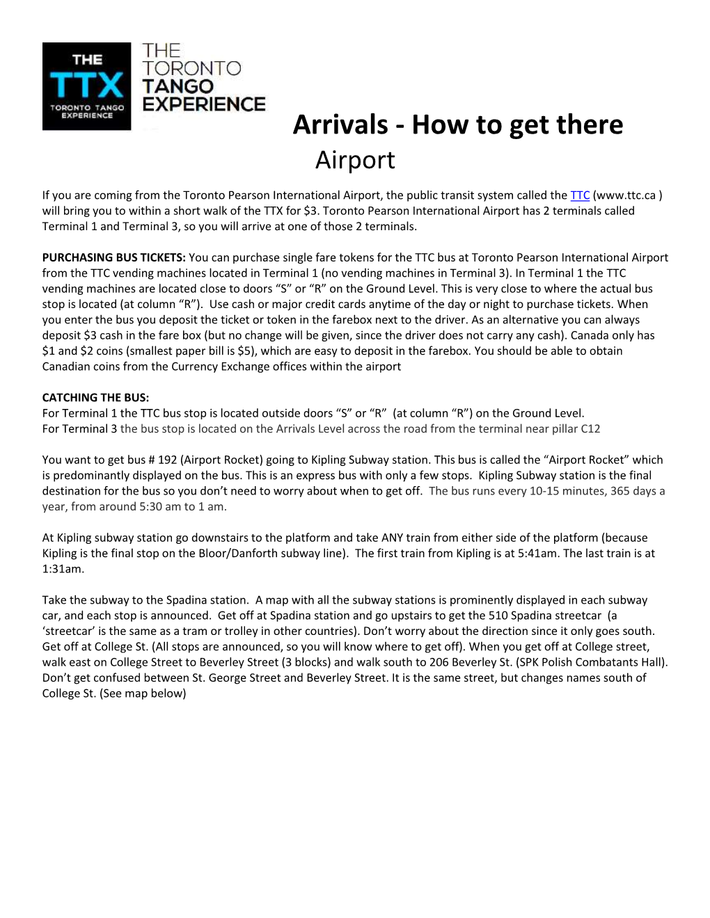 Arrivals - How to Get There Airport