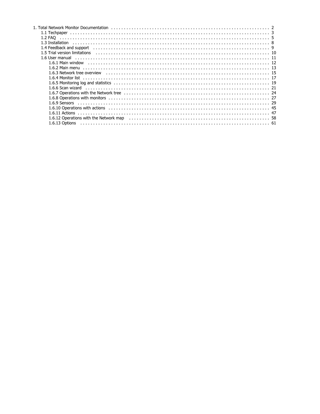 Total Network Monitor Documentation