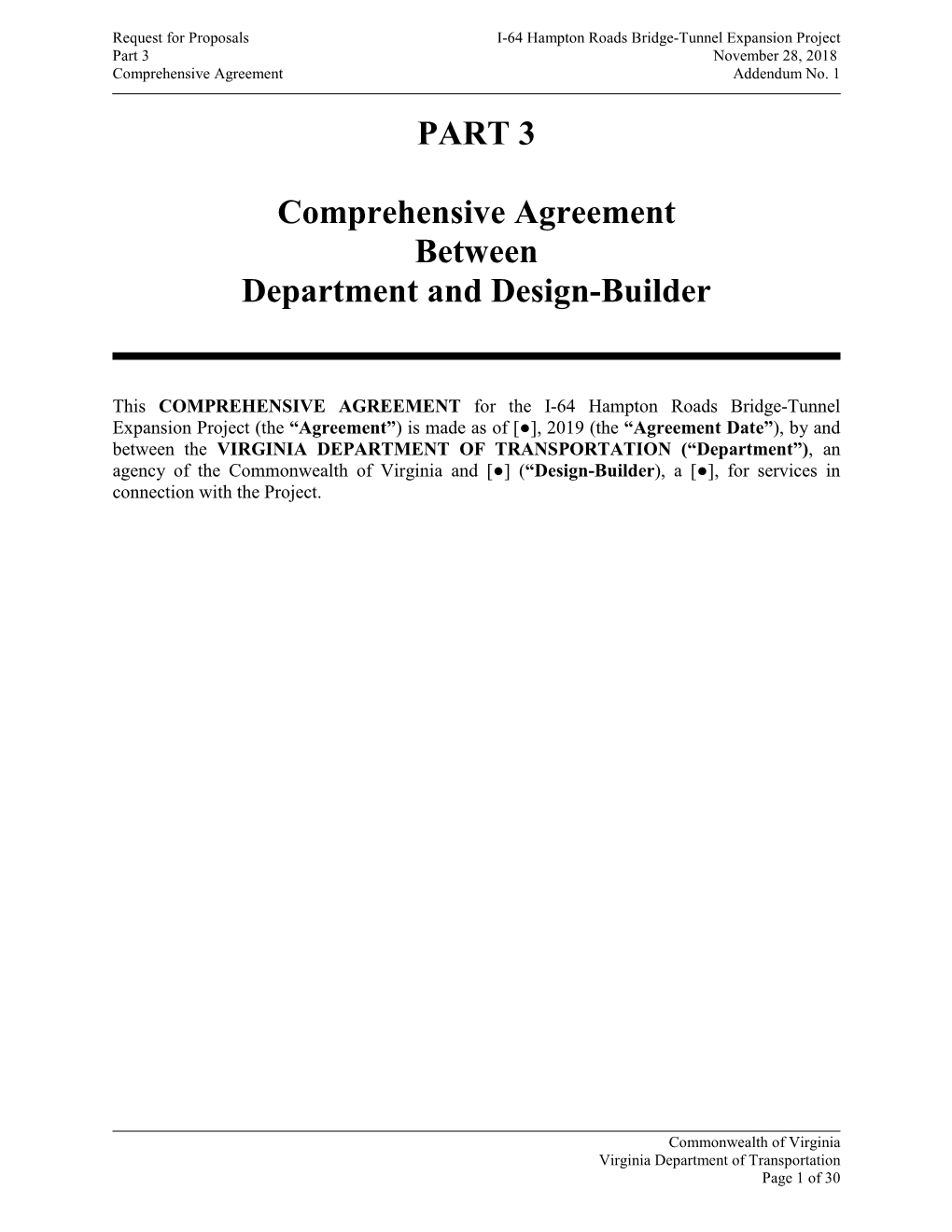 Design-Build Lump Sum Agreement Template