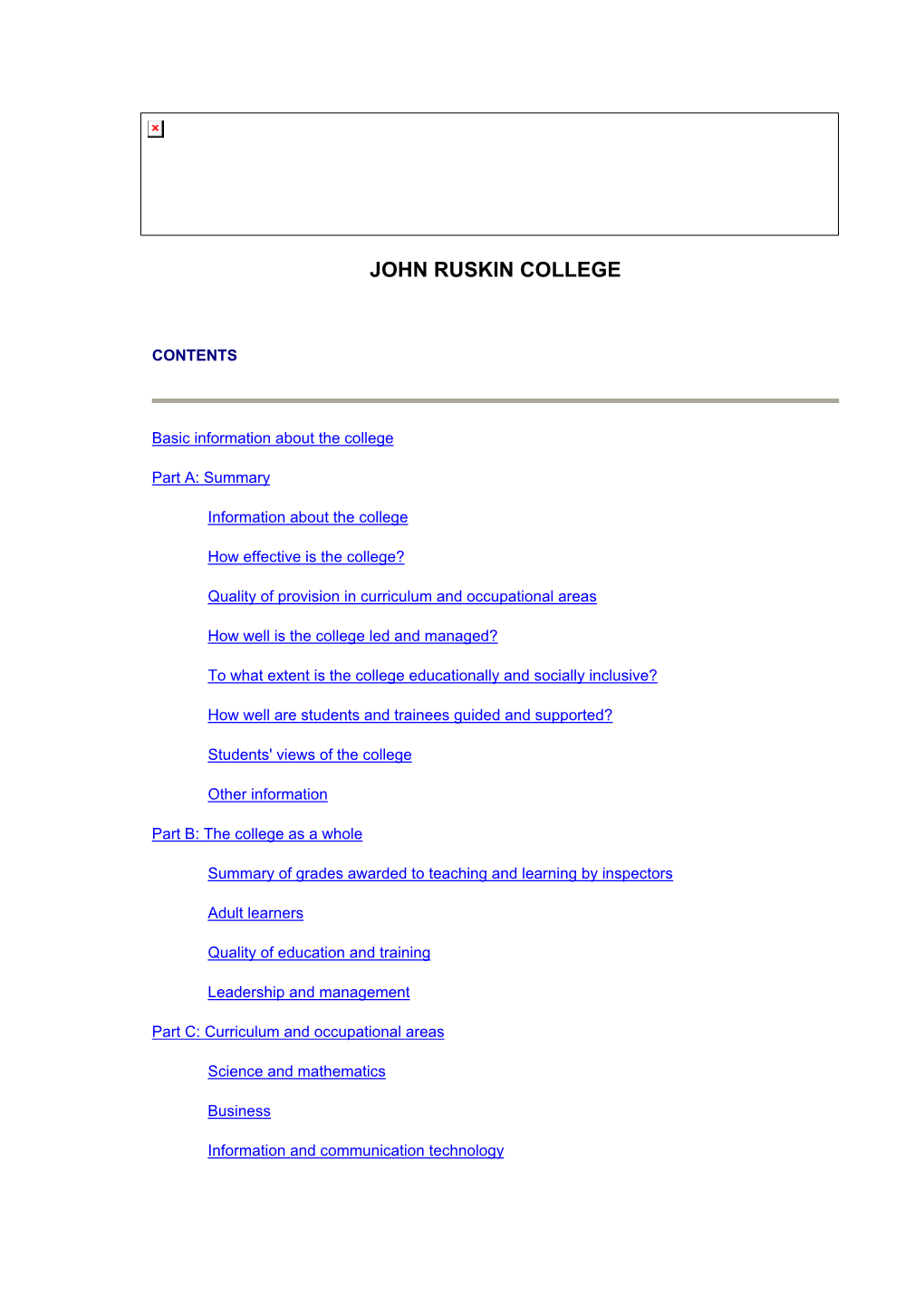 John Ruskin College