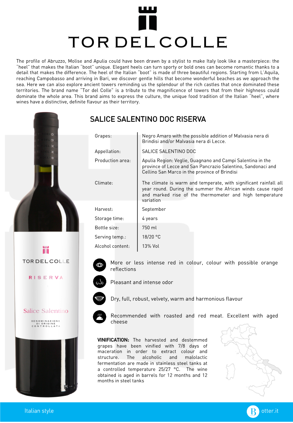 Salice Salentino Doc Riserva