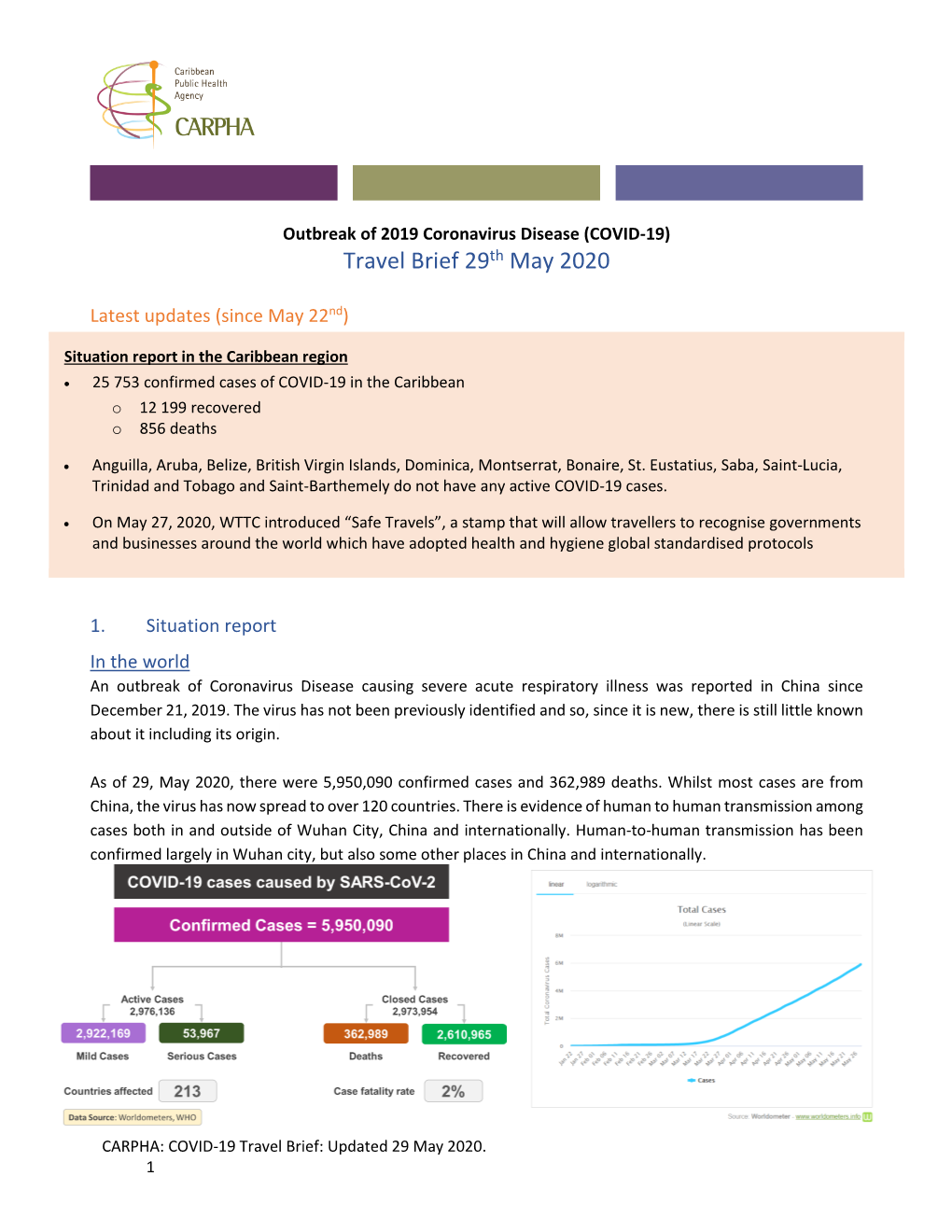 Travel Brief 29Th May 2020