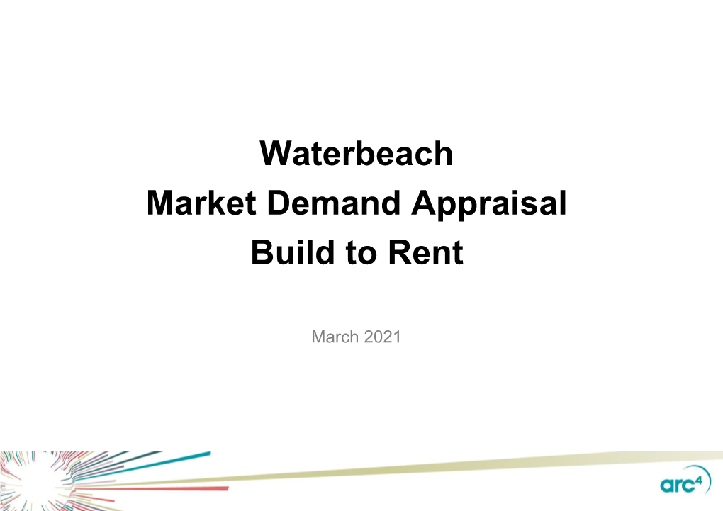 Waterbeach Market Demand Appraisal Build to Rent