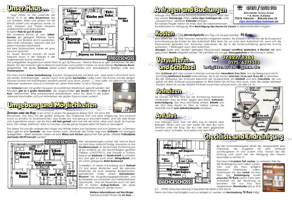 Zimmern Prospekt Als PDF* Download