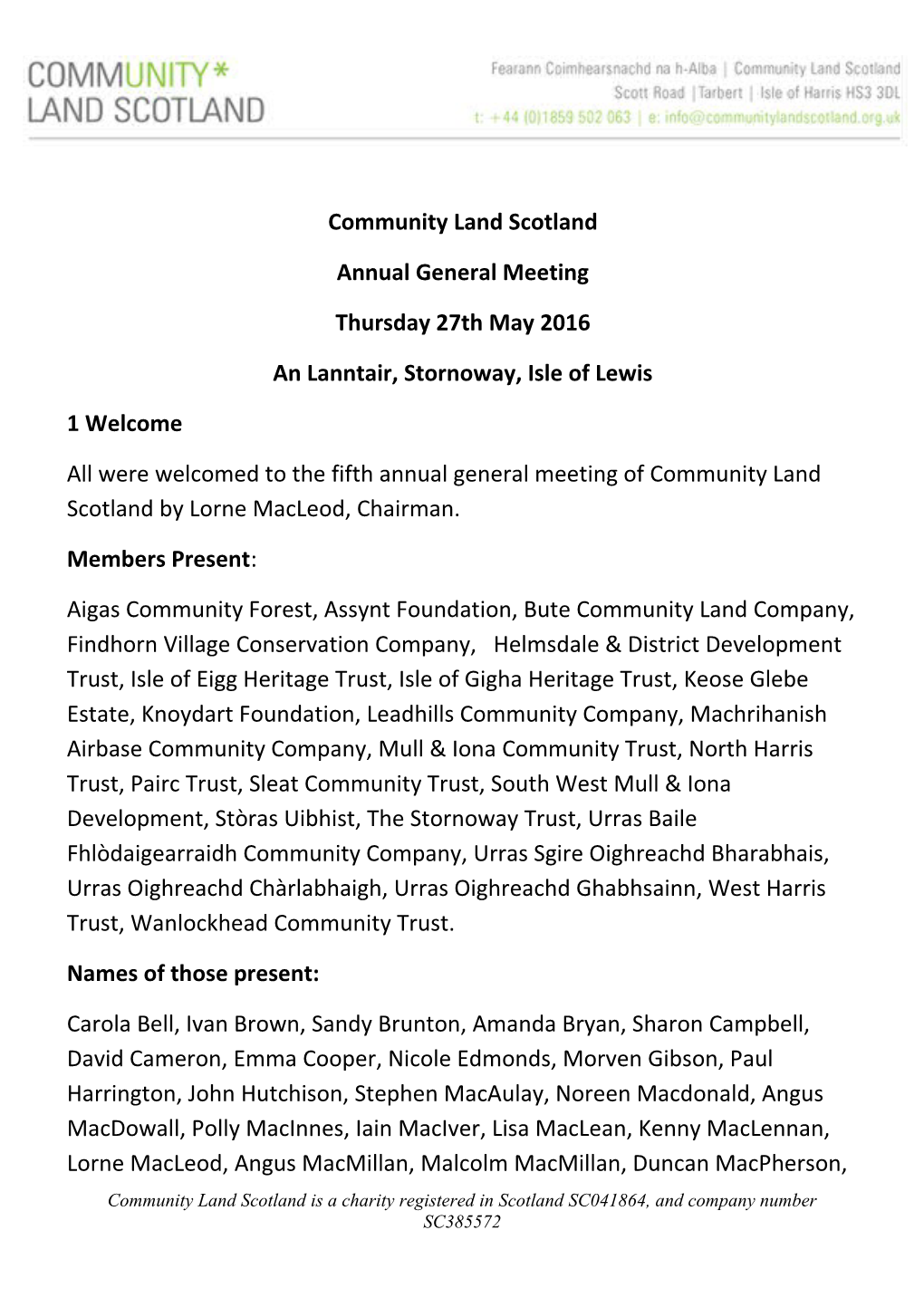 Community Land Scotland