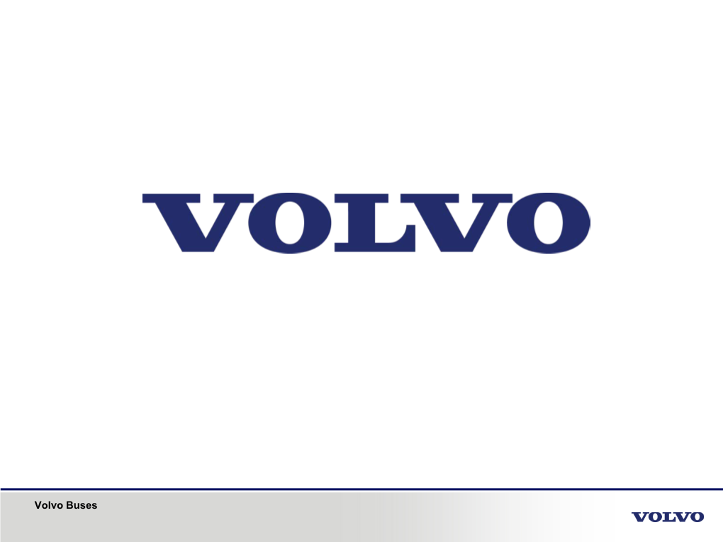 Volvo Buses Corporate Presentation 2017