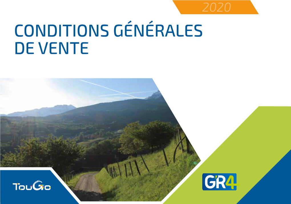 Conditions Générales De Vente 1 Périmètre D’Application