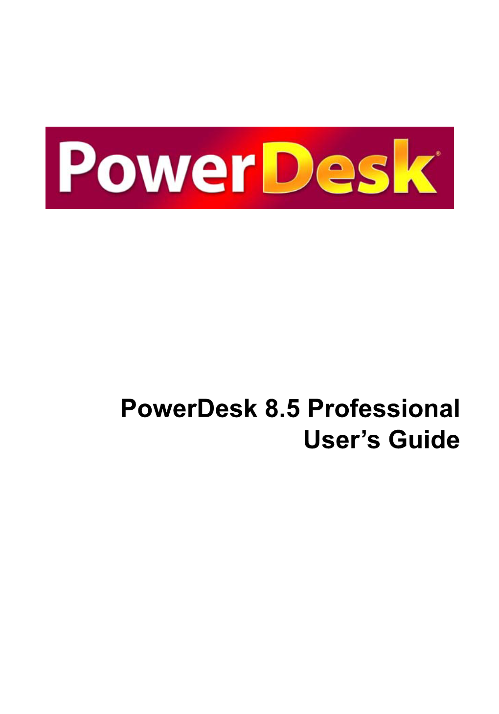 Powerdesk User's Guide