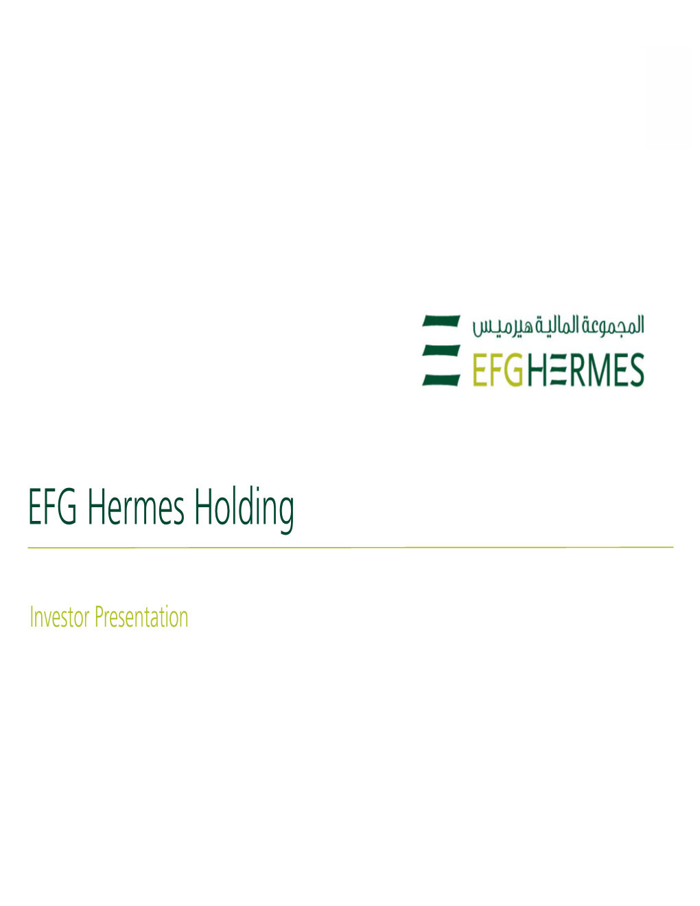 EFG Hermes Holding
