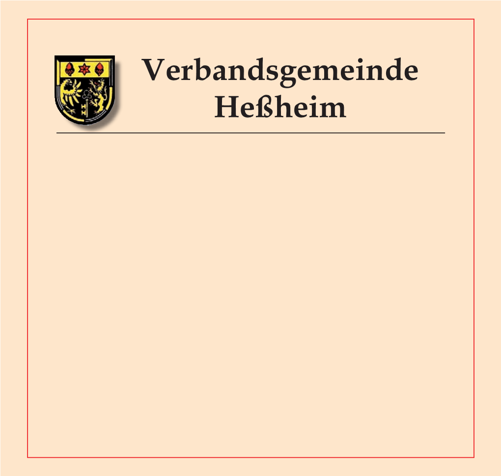 Verbandsgemeinde Heßheim Rathaus Der VG Heßheim Rathaus Der OG Heßheim