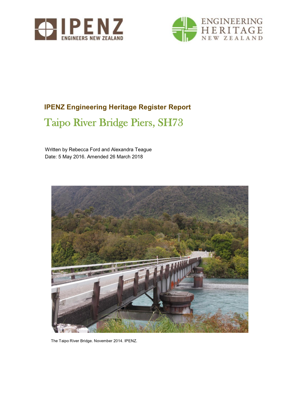 Taipo River Bridge Piers, SH73