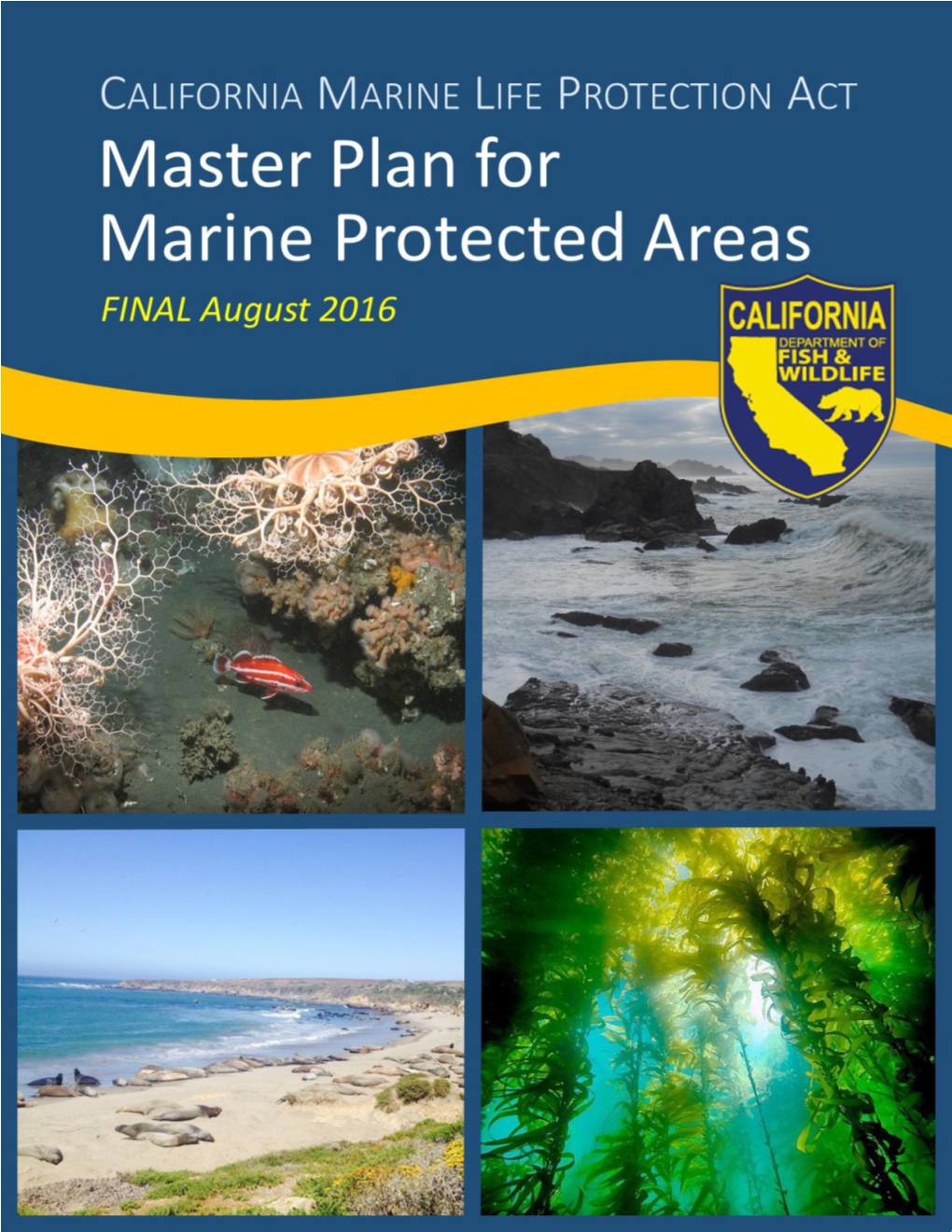 California Department of Fish and Wildlife Master Plan for Marine