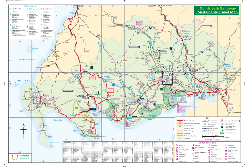 View a Map of Dumfries and Galloway