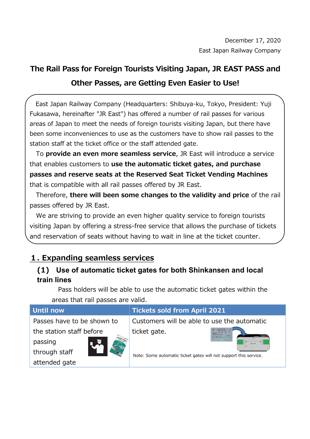 The Rail Pass for Foreign Tourists Visiting Japan, JR EAST PASS and Other Passes, Are Getting Even Easier to Use!