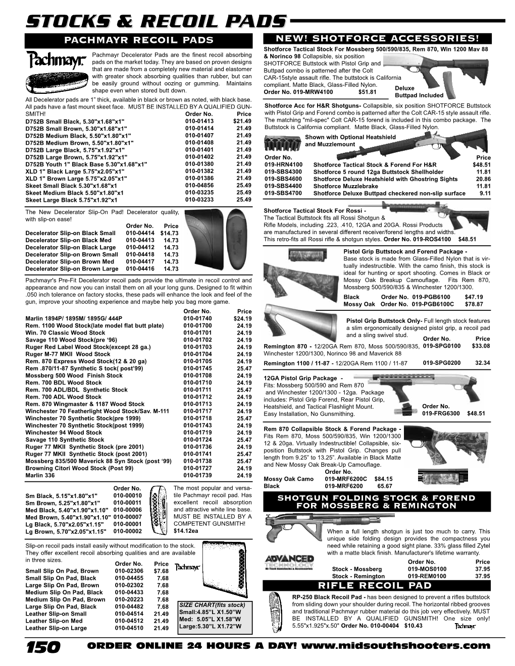 Stocks & Recoil Pads