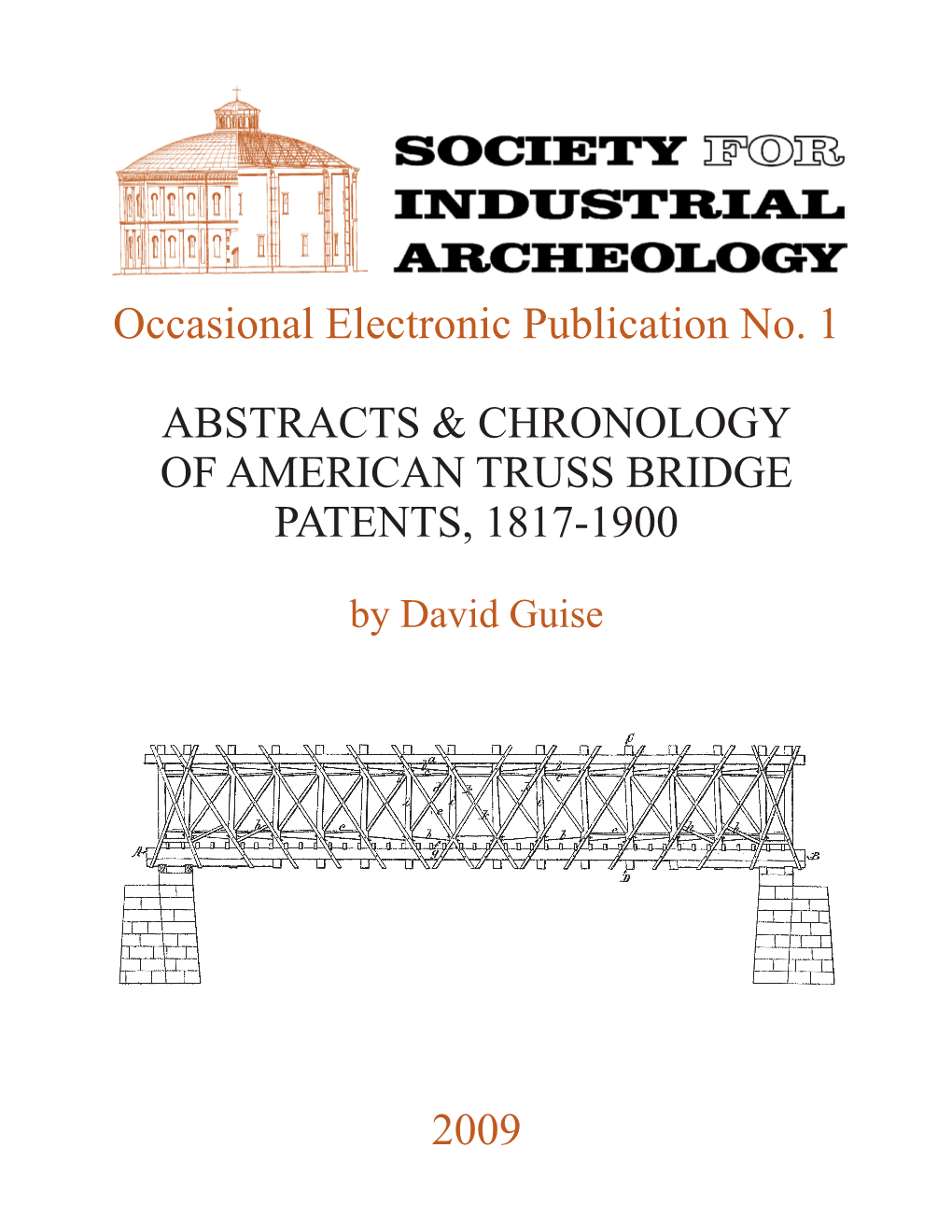 Abstracts & Chronology of American Truss Bridge Patents, 1817-1900