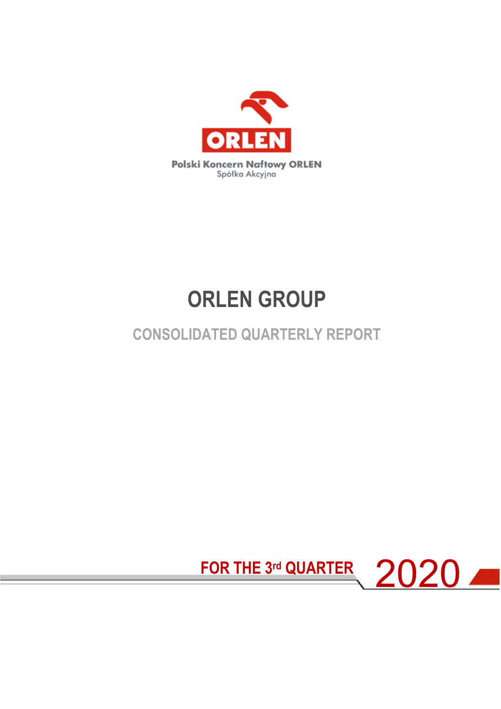 Orlen Group Consolidated Quarterly Report