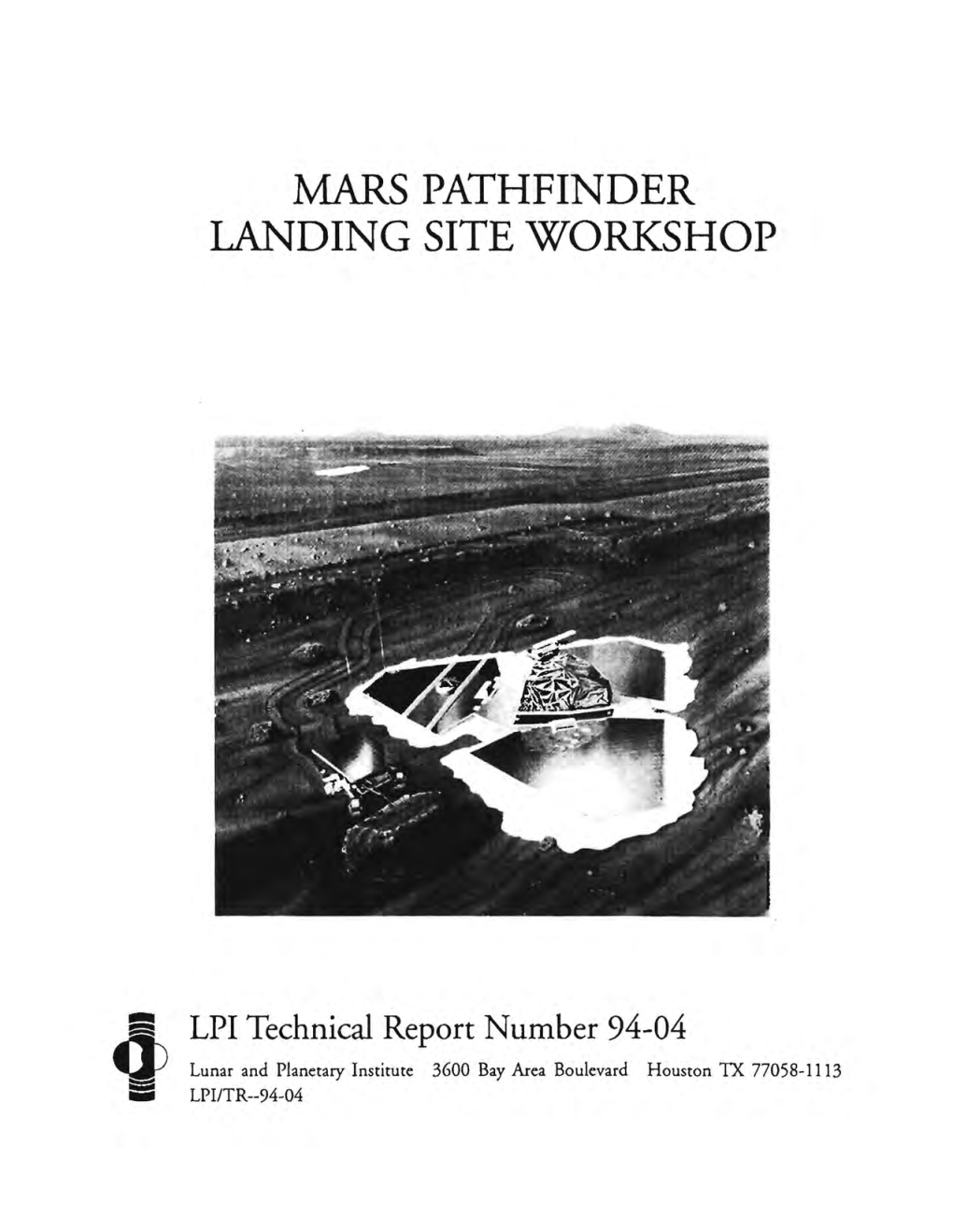 Mars Pathfinder Landing Site Workshop