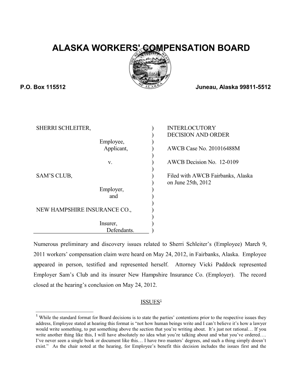 Alaska Workers' Compensation Board s32