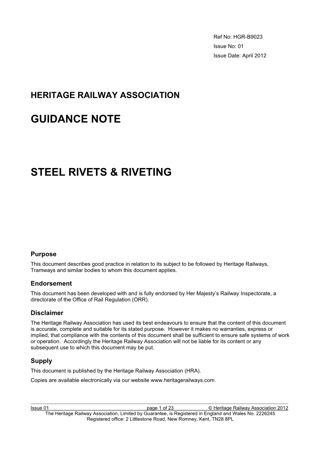 HGR-B9023-Is01-Steel Rivets & Riveting