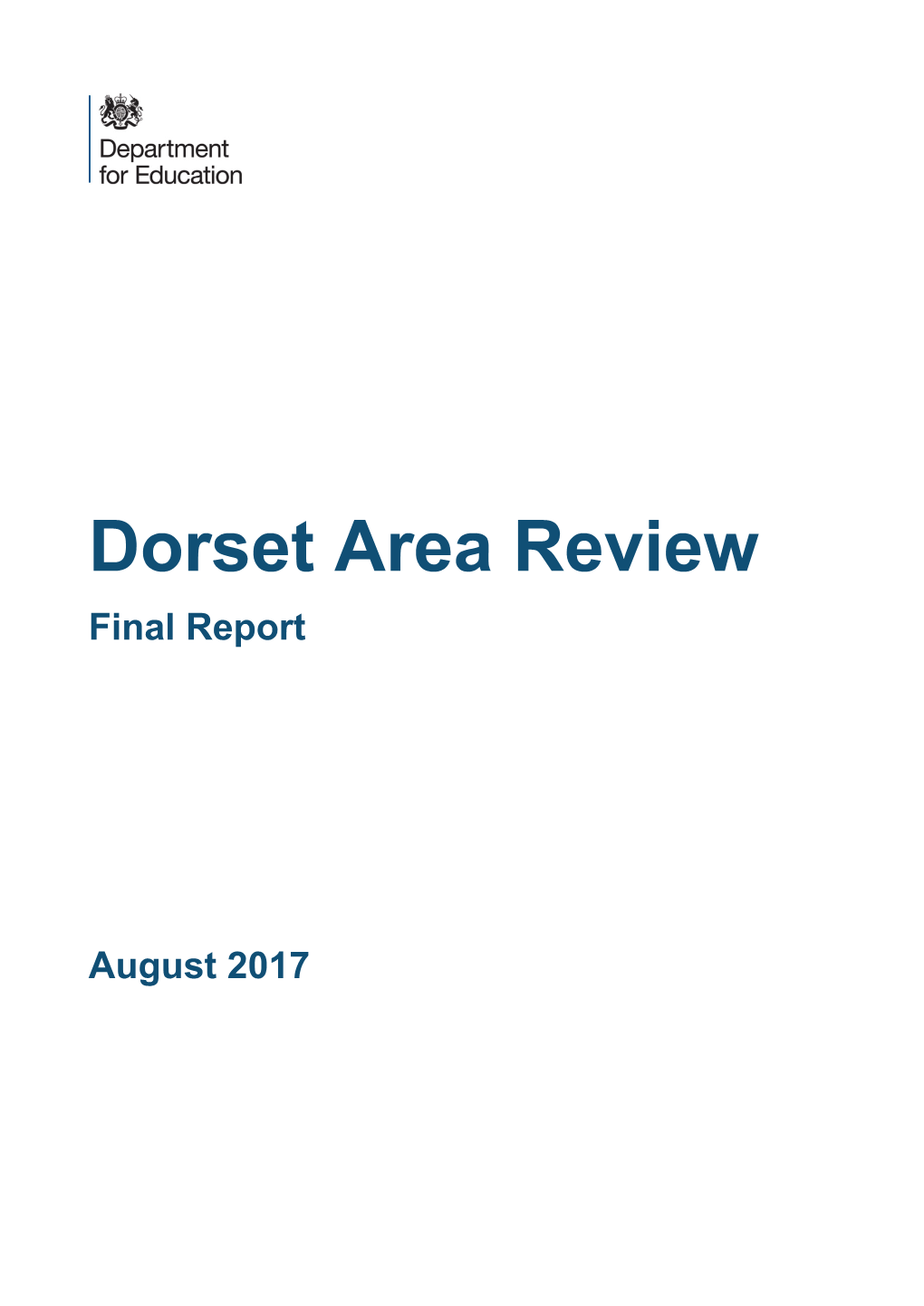 Dorset Area Review Final Report