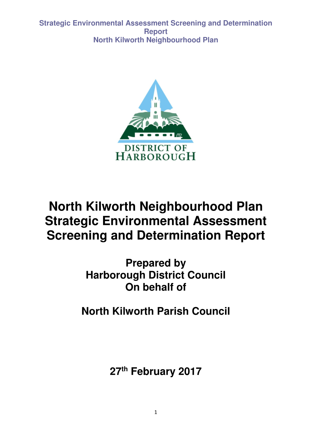 North Kilworth Neighbourhood Plan