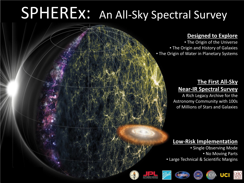 Spherex: an All-Sky Spectral Survey