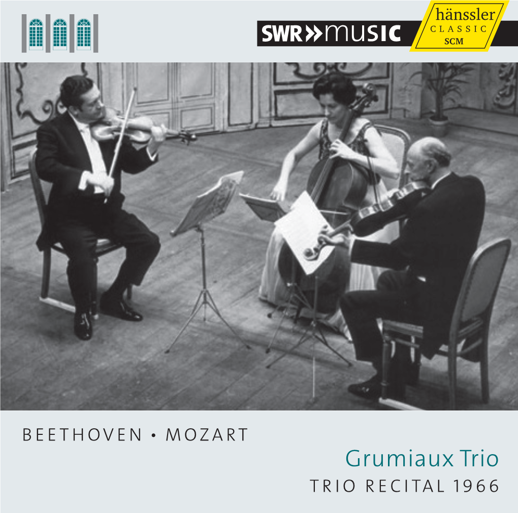 Grumiaux Trio TRIO RECITAL 1966 02 Grumiaux Trio Die Musikwelt Zu Gast Bei Den Schwetzinger SWR Festspielen 03